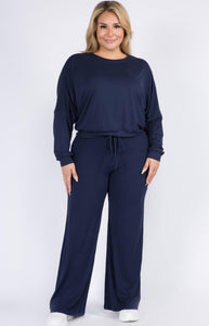 Wide Leg Lounge Set - PLUS